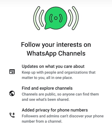 Information about WhatsApp Channel Security